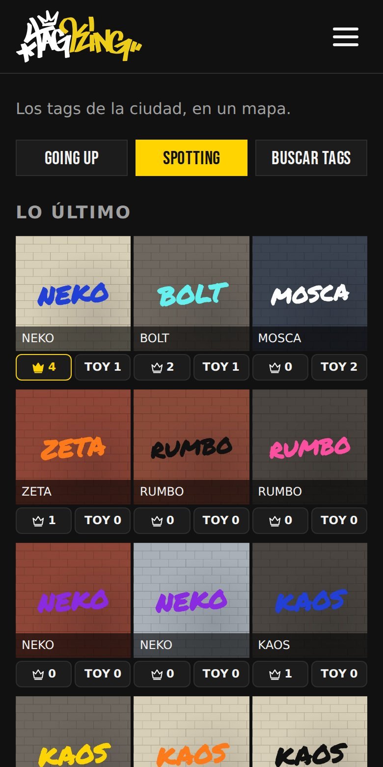 Pantalla de inicio
