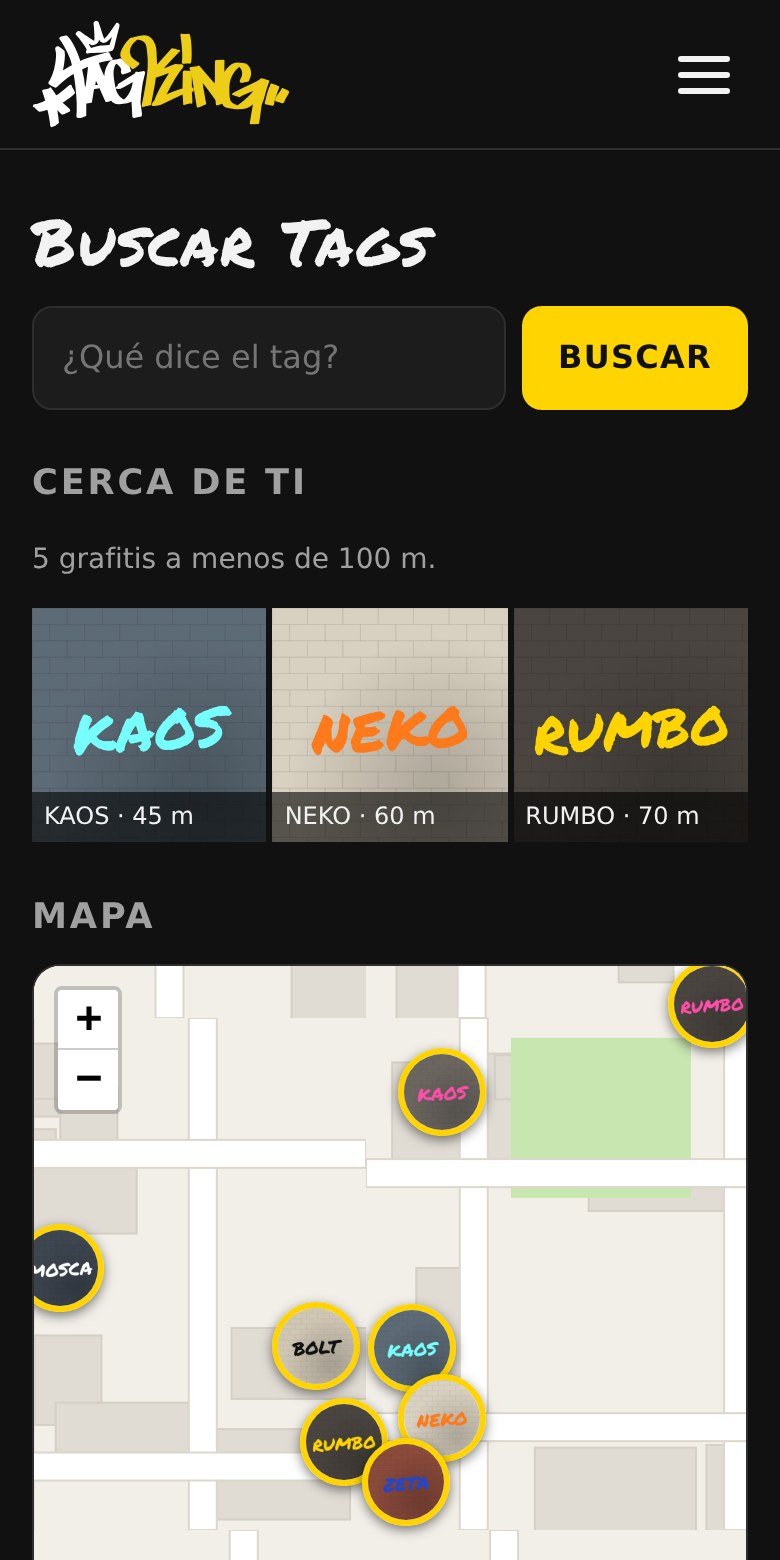 Buscar Tags con Cerca de ti y el mapa